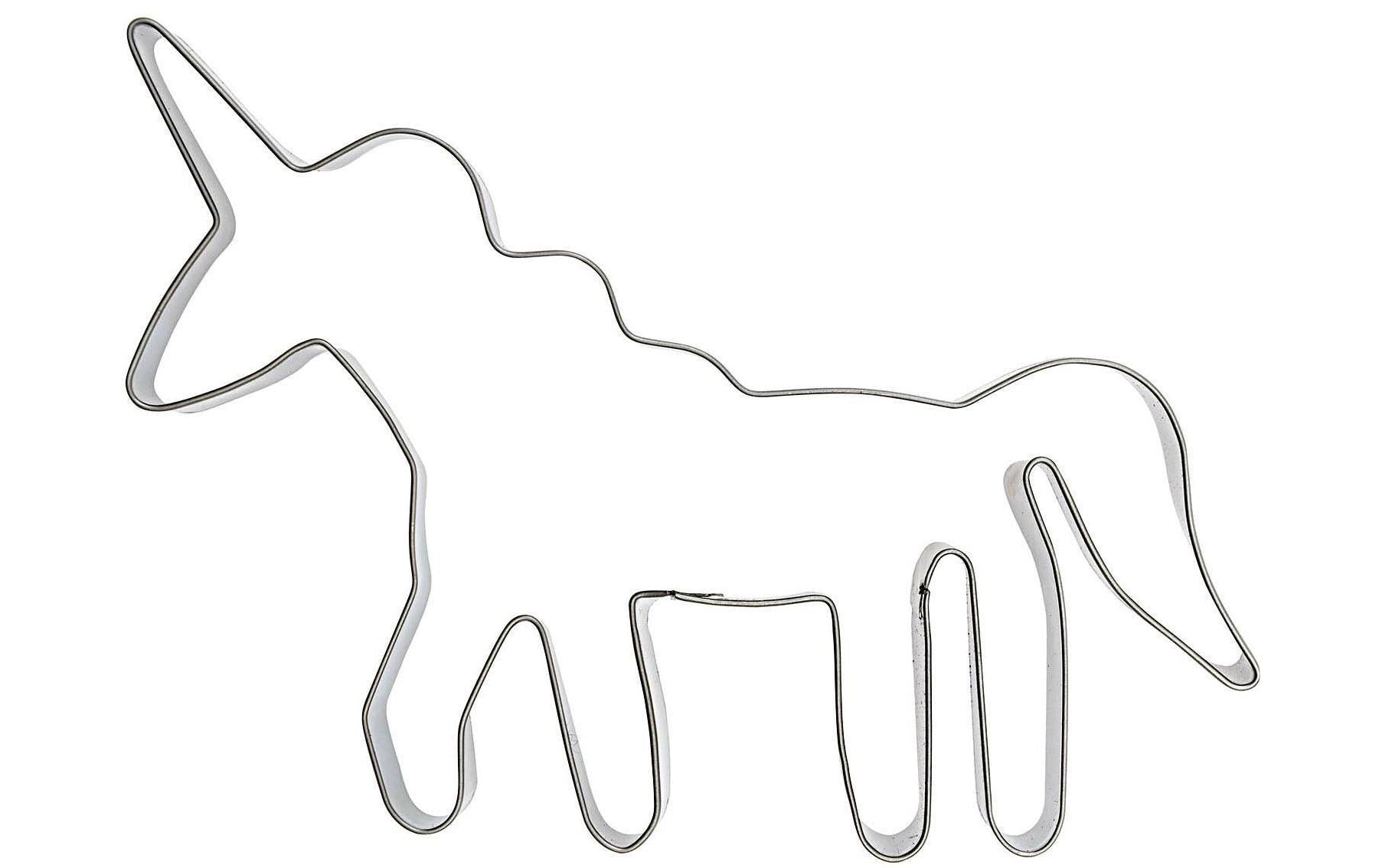 Rico Design Keksausstecher Einhorn 12 x 11 cm
