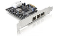 Delock 89153 PCI Express Karte FireWire A/B PCI Express x1 Standard