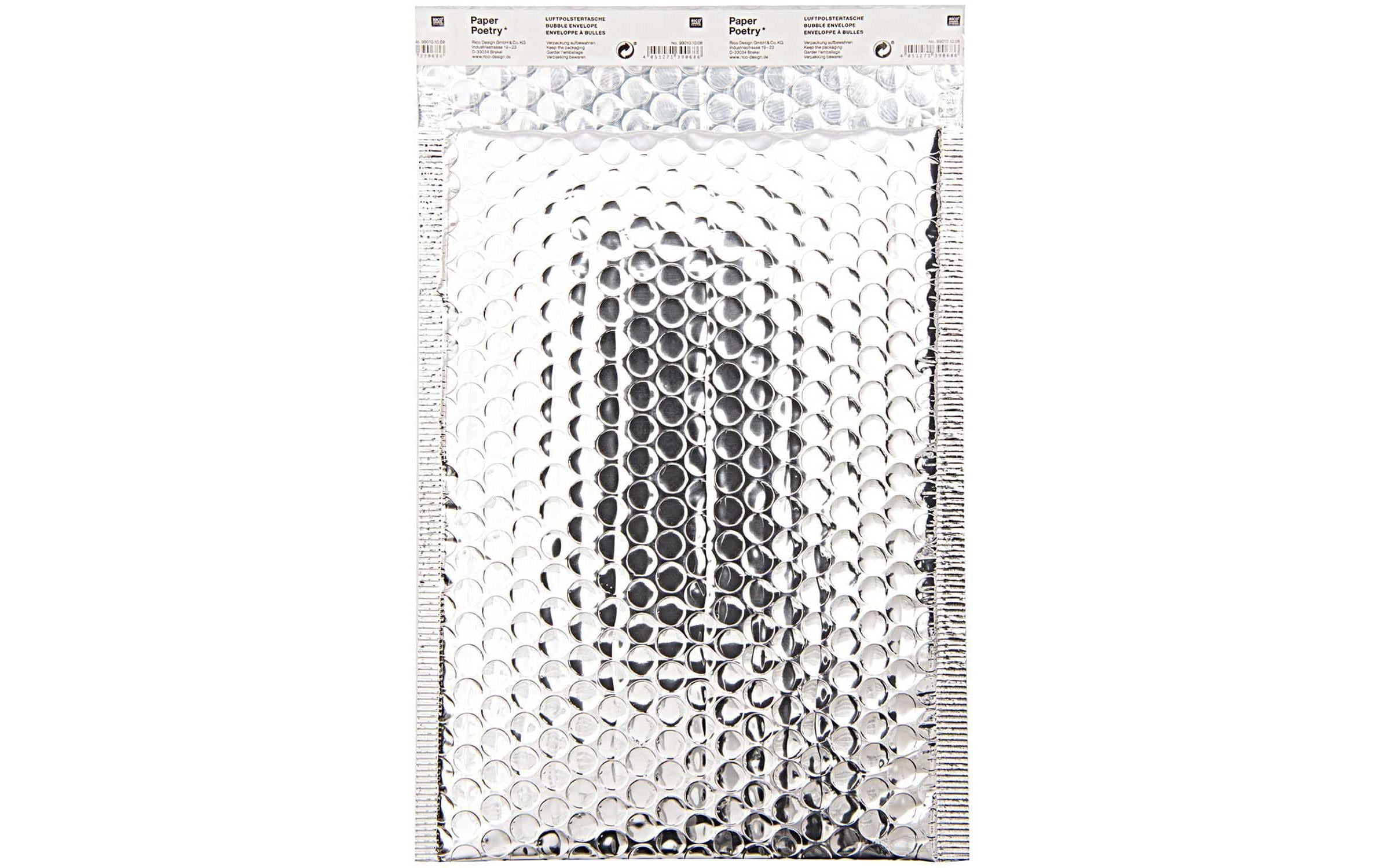 Rico Design Luftpolstertasche Silber B5 1 Stück