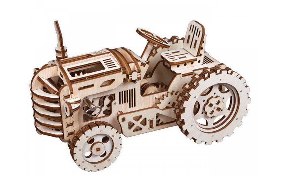 Traktor Holzbausatz