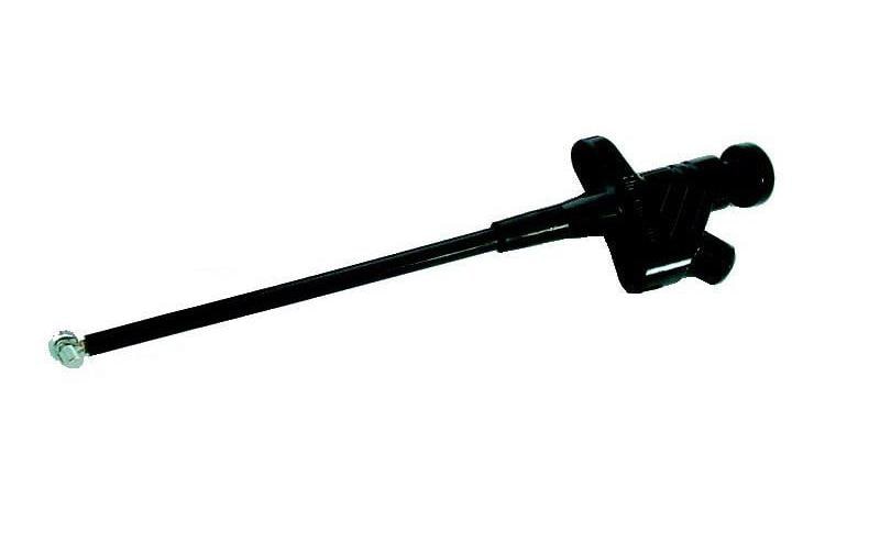 Velleman HM6400 Klemmprüfspitze schwarz 4mm-Buchse, Schraubanschluss, Kleps30