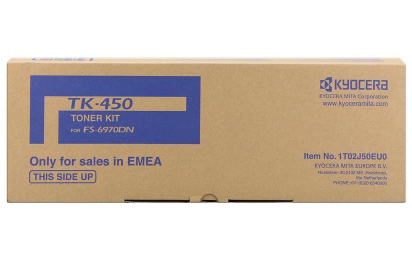 Toner Kyocera TK-450, schwarz FS-6970DN, 15'000 Seiten bei 5% Deckung