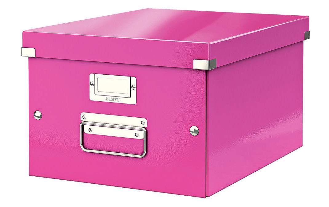 Leitz Aufbewahrungs- und Transportbox pink, bis A4 (281 x 200 x 370 mm)