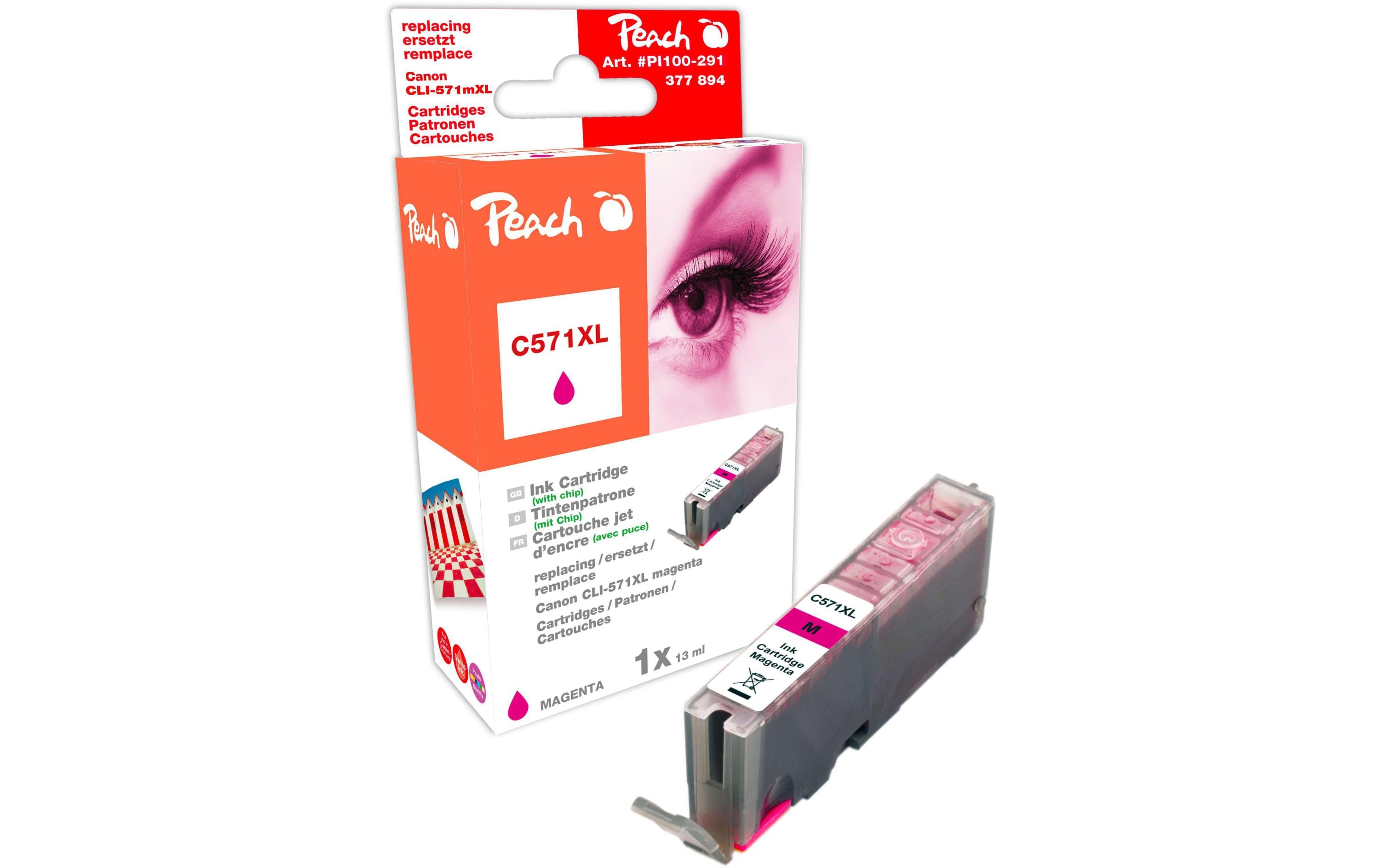 Peach Tinte Canon CLI-571m XL magenta 13ml 925 Seiten