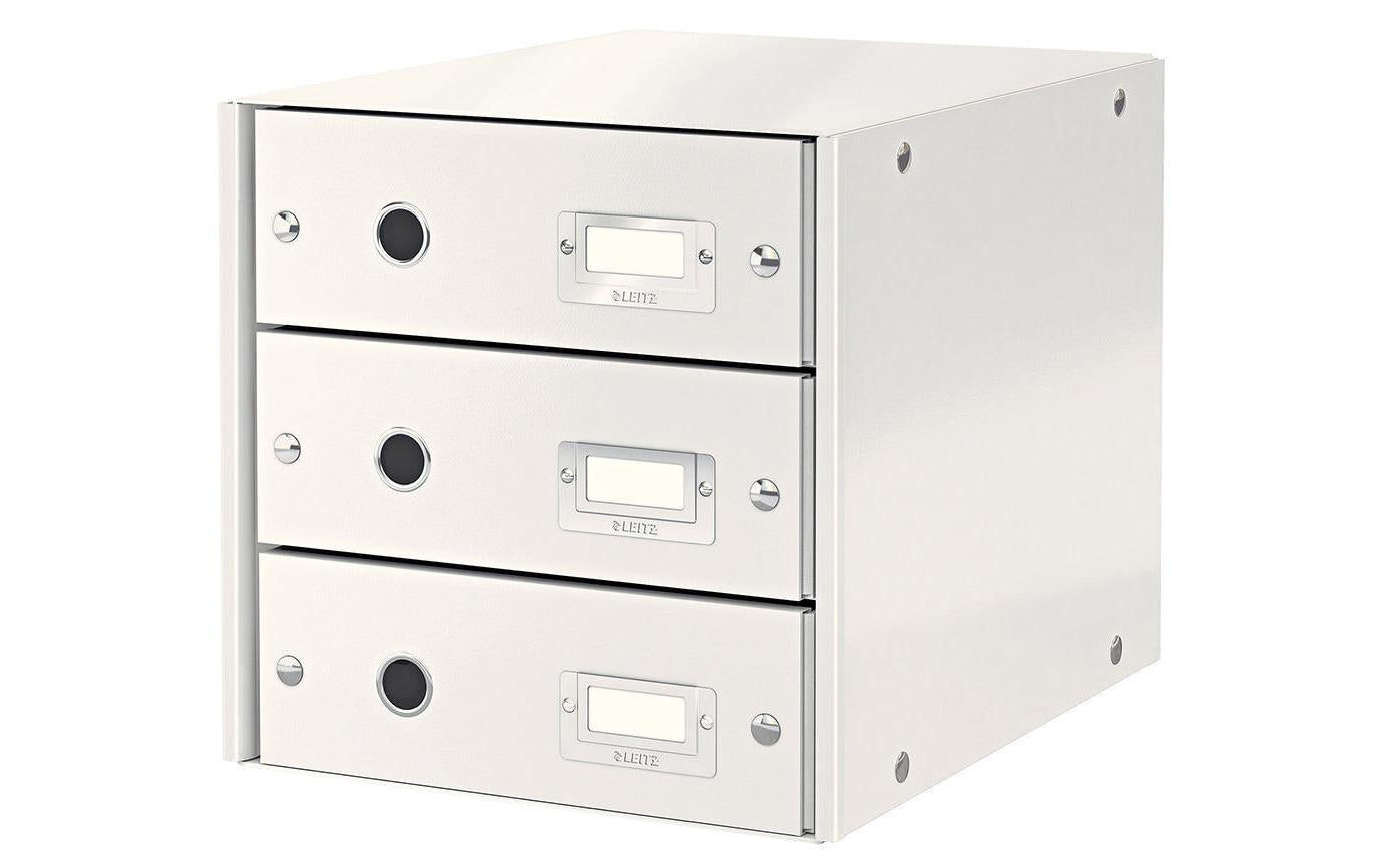 Leitz Schubladenbox mit 3 Schubladen weiss