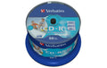 Verbatim CD-R 52x 80Min/700MB 50-Spindel bedruckbar o.Logo