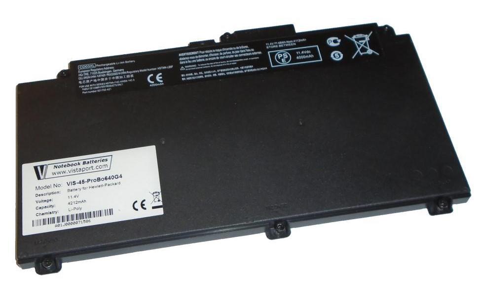 Vistaport Notebook Batteries für HP LiIon, 11.40V, 4210mAh