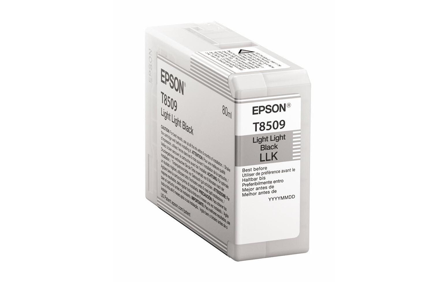 Tinte Epson C13T850900 light black, 80ml zu SureColor SC-P800