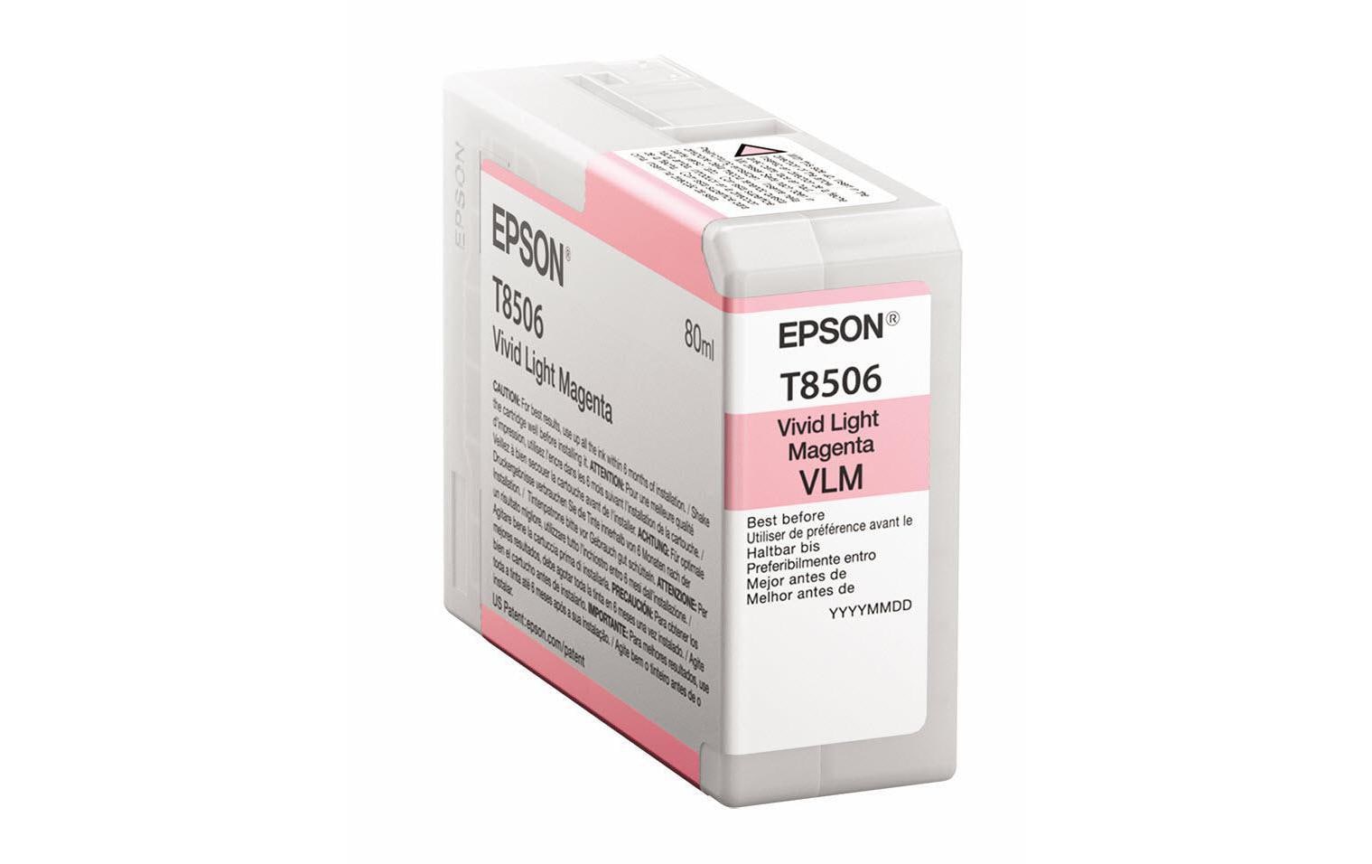 Tinte Epson C13T850600 light magenta, 80ml zu SureColor SC-P800