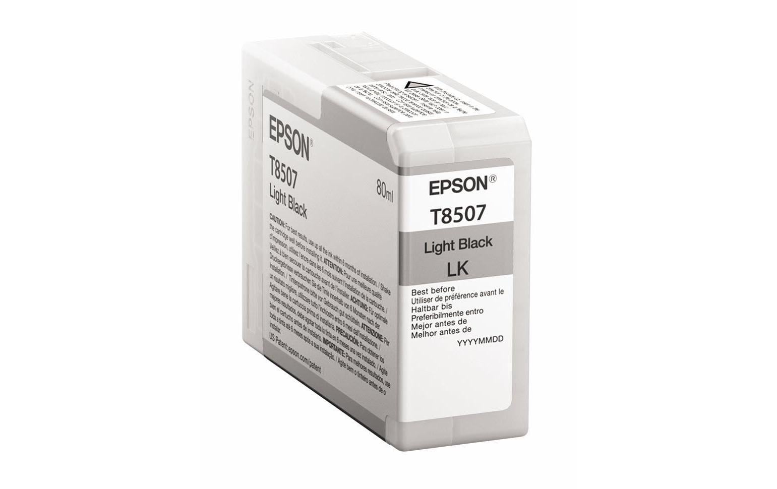Tinte Epson C13T850700 light black, 80ml zu SureColor SC-P800