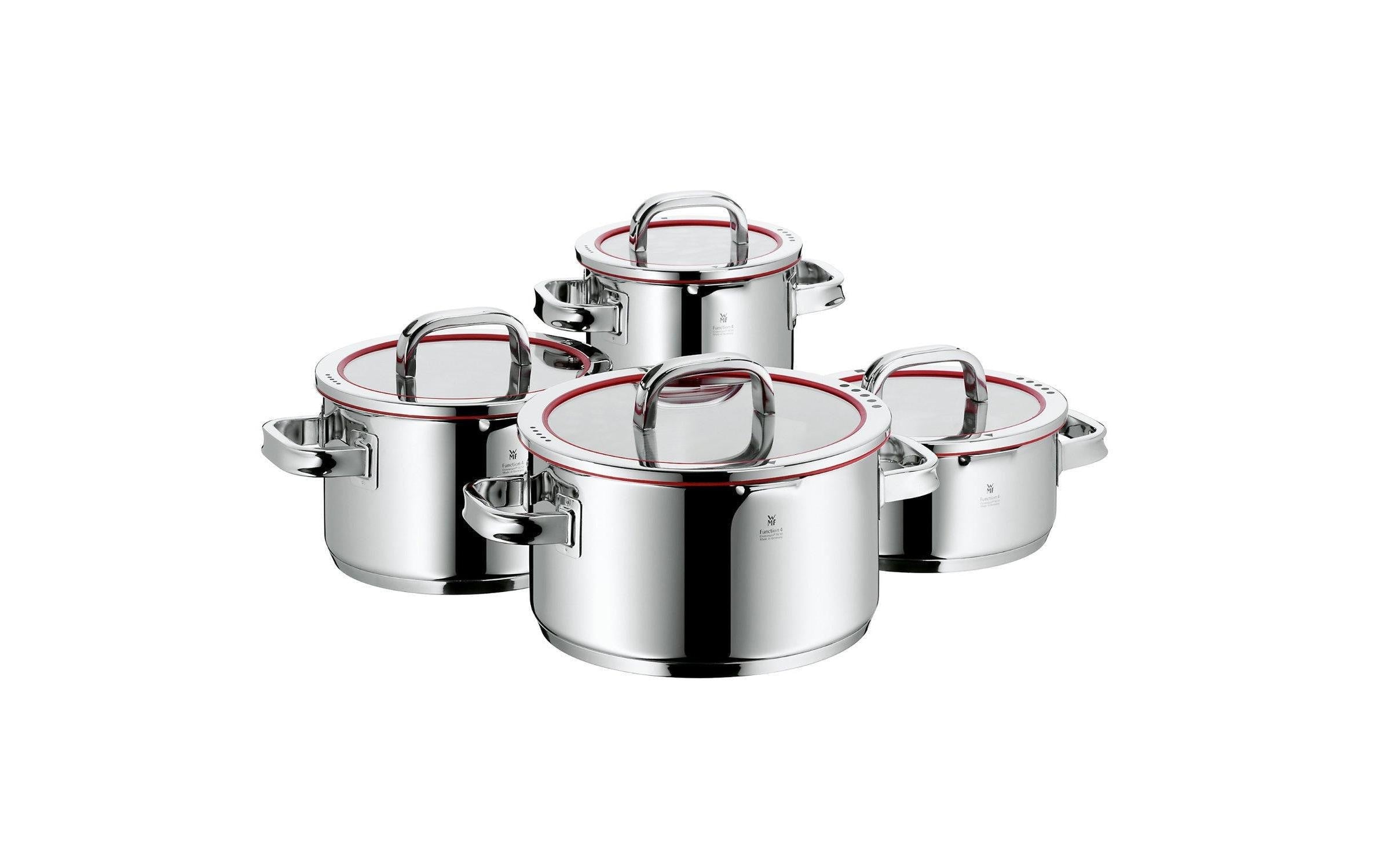 WMF Kochgeschirr-Set 4-teilig Function 4 1 Bratentopf, 3 Fleischtöpfe