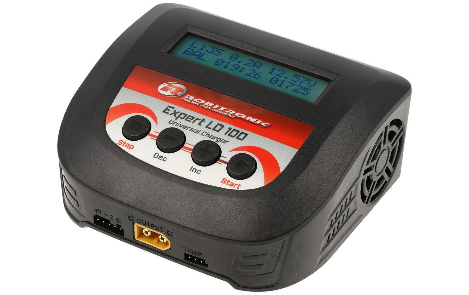 Robitronic Expert LD 100 Ladegerät LiPo 2-4s 10A 100W