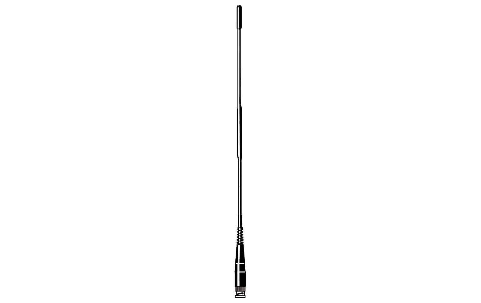 Albrecht Maxiscan, BNC Flexantenne 25-2060MHz, Länge 32 cm