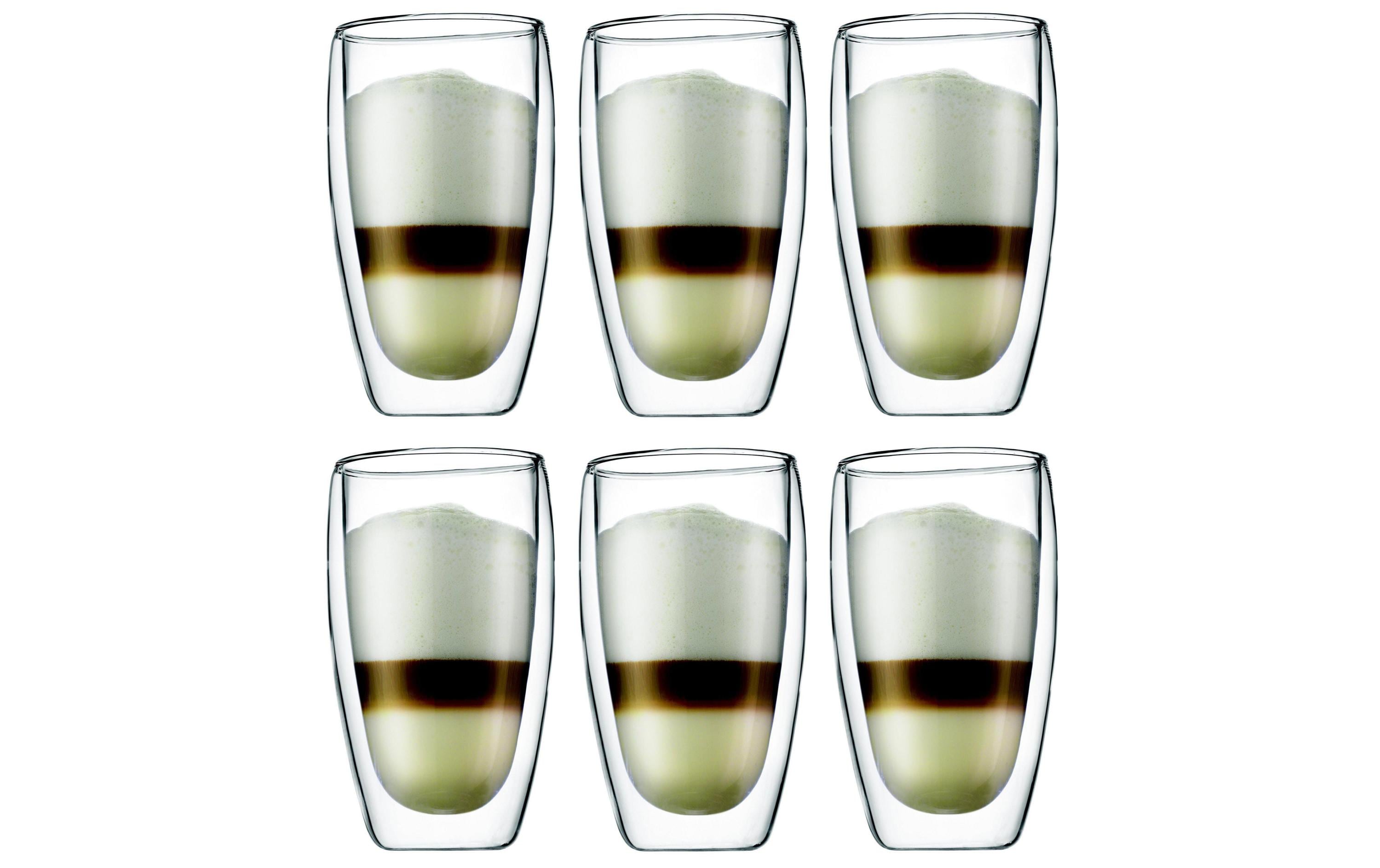 Bodum PAVINA Glas 0.45 Liter 6 Stück, doppelwandig