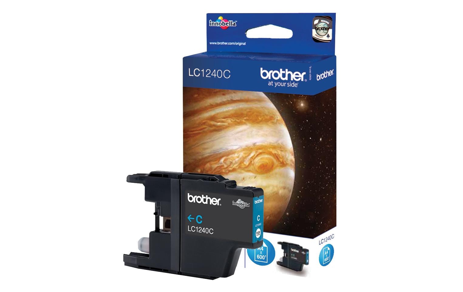 Tinte Brother LC-1240C, cyan 600 Seiten@5% Deckung