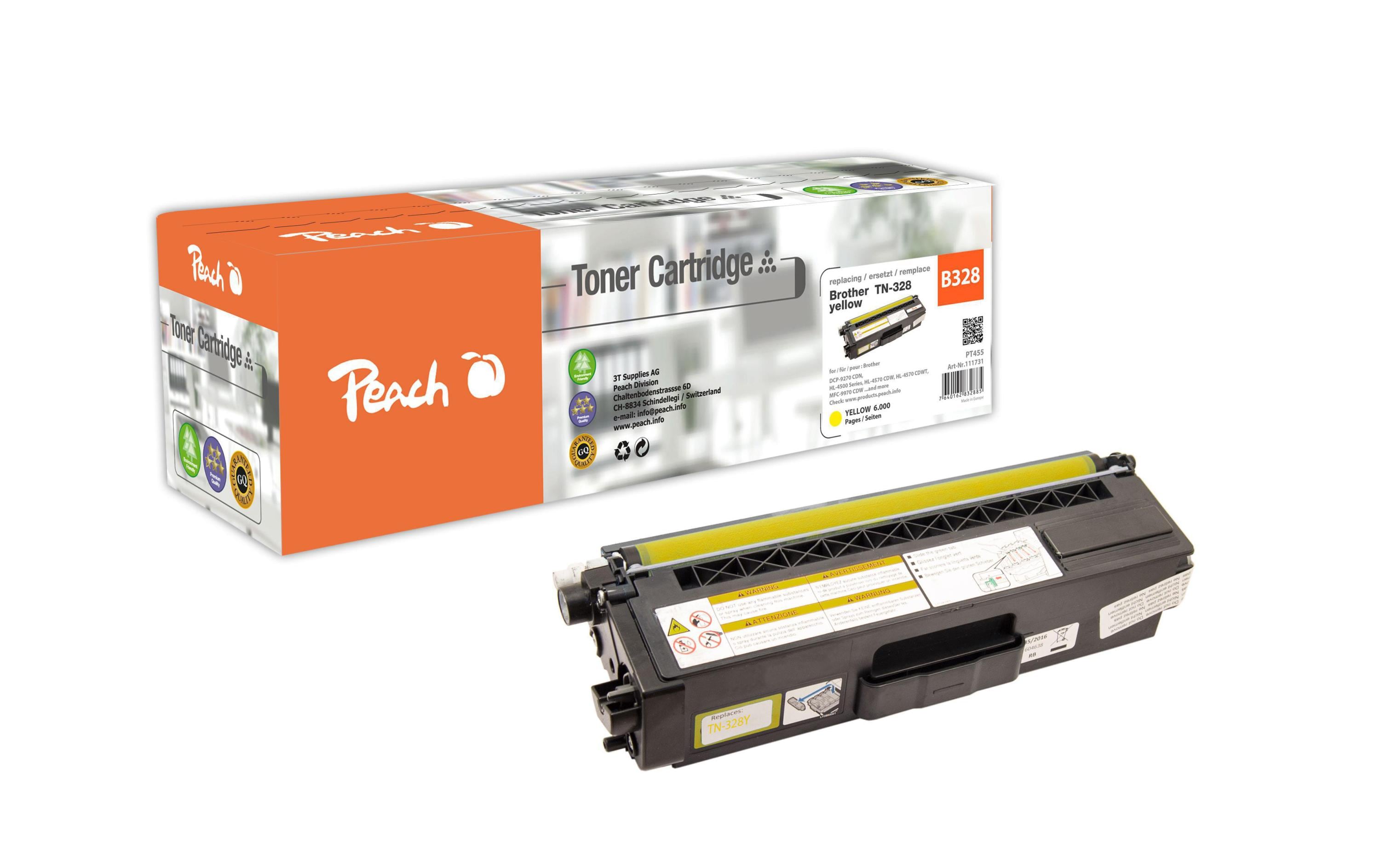 Peach Toner TN-328y yellow 6000 Seiten