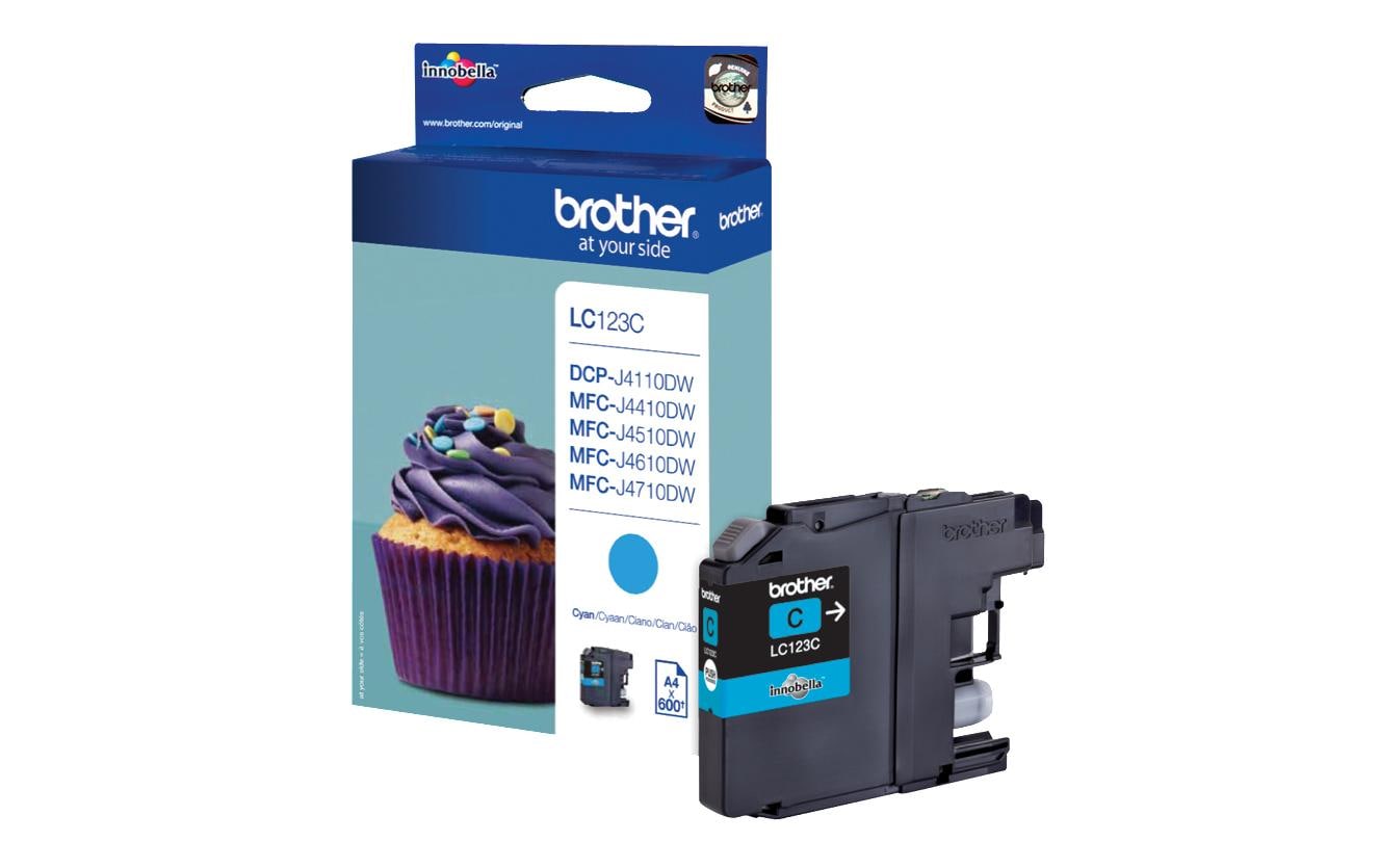Tinte Brother LC-123C, cyan 600 Seiten