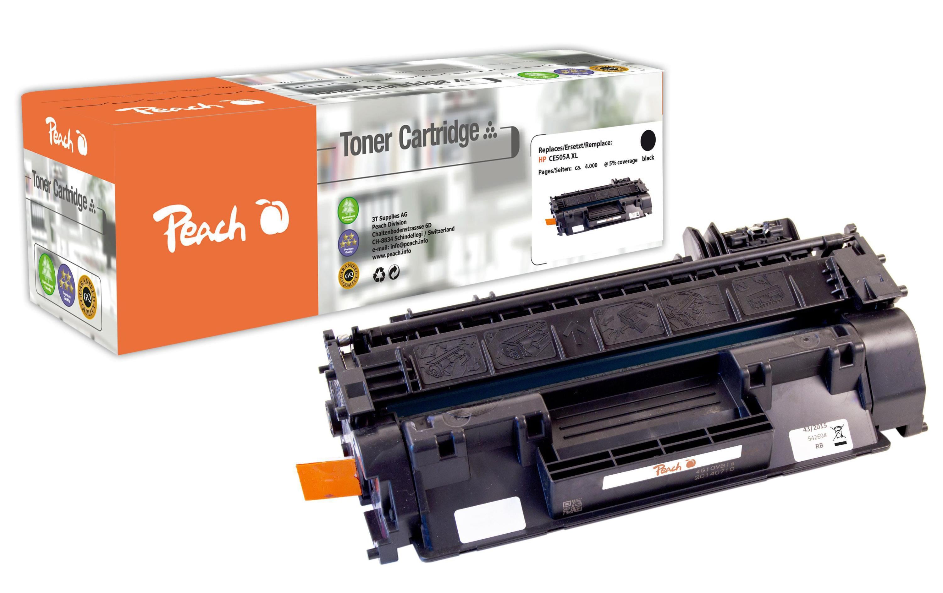 Peach Toner HP CE505A XL 05A 4000 Seiten
