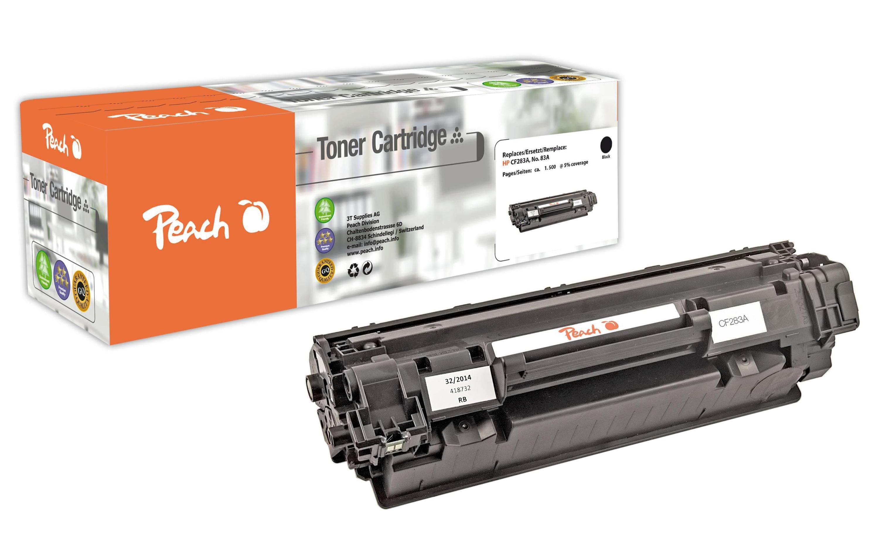 Peach Toner HP CF283A Nr. 83A black 1500 Seiten