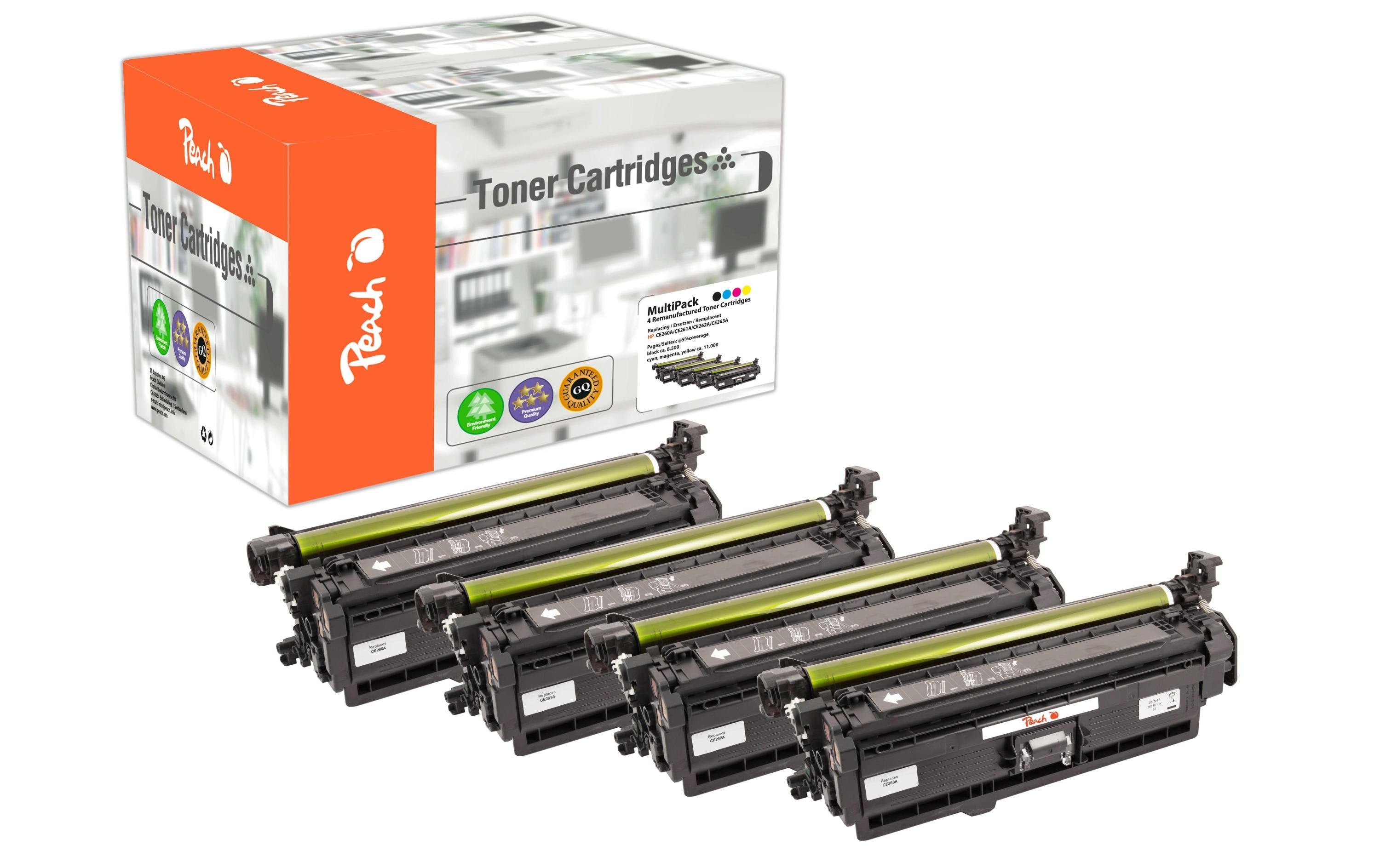 Peach Toner CE260-3A Nr. 348A Multipack je 1x bk,c,m,y