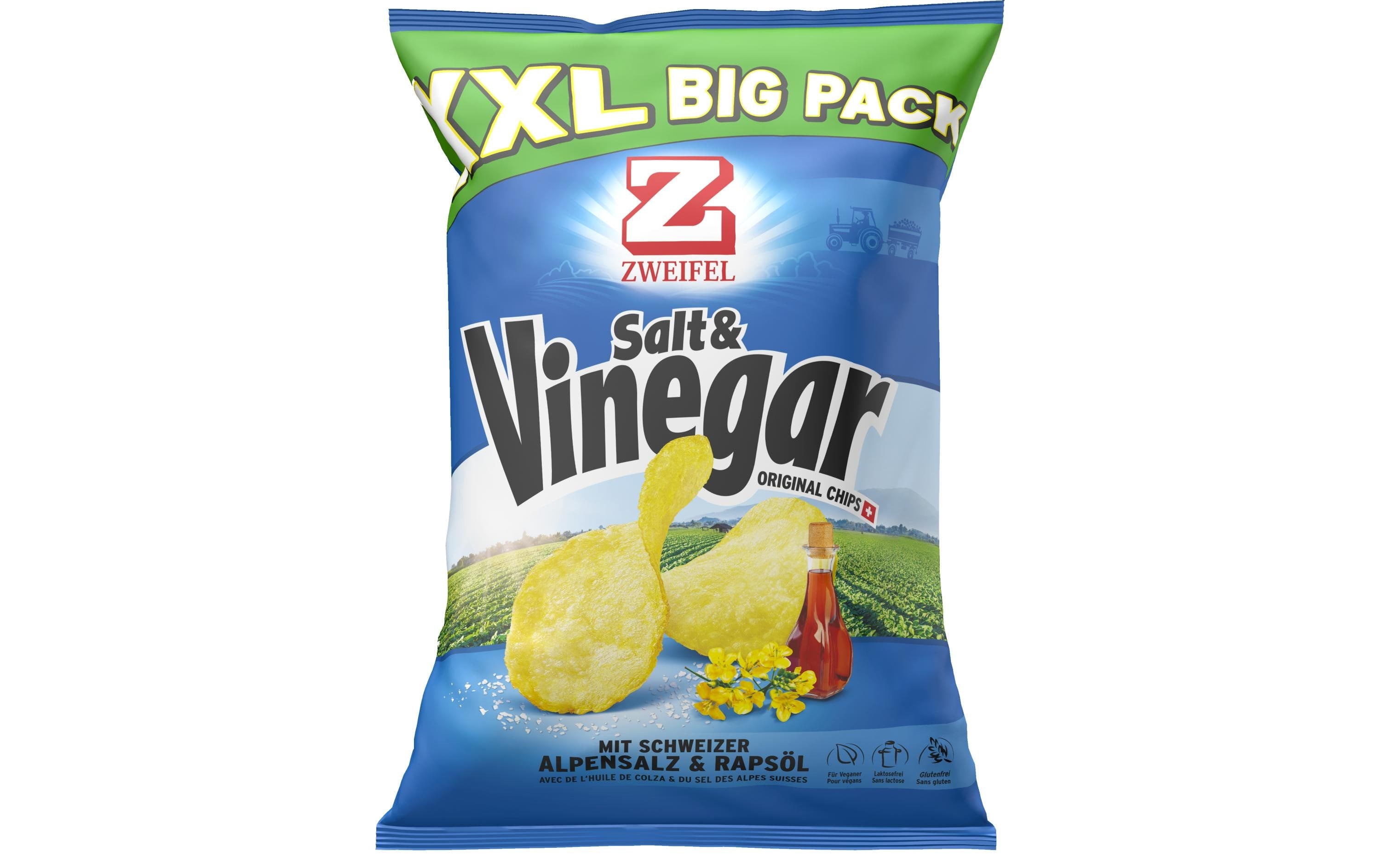 Chips Original Salt & Vinegar Big Pack XXL 380g