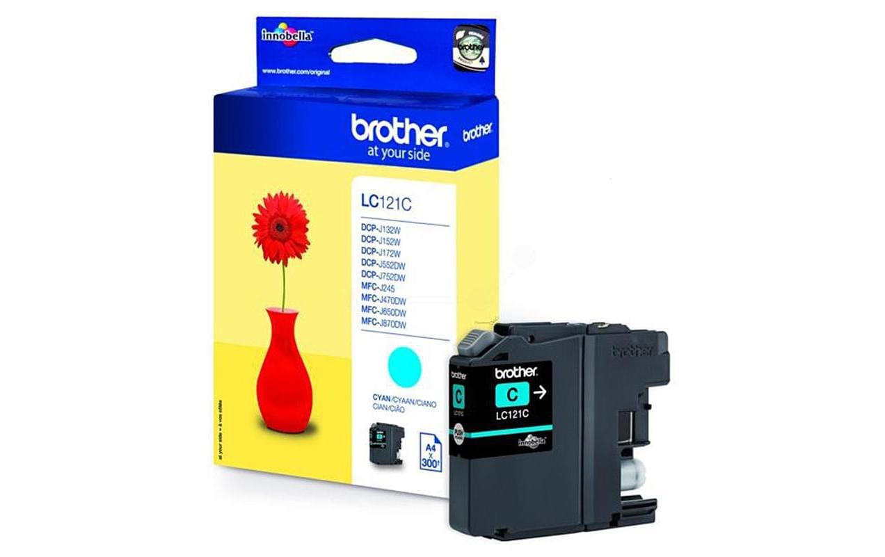 Tinte Brother LC-121C, cyan 300 Seiten