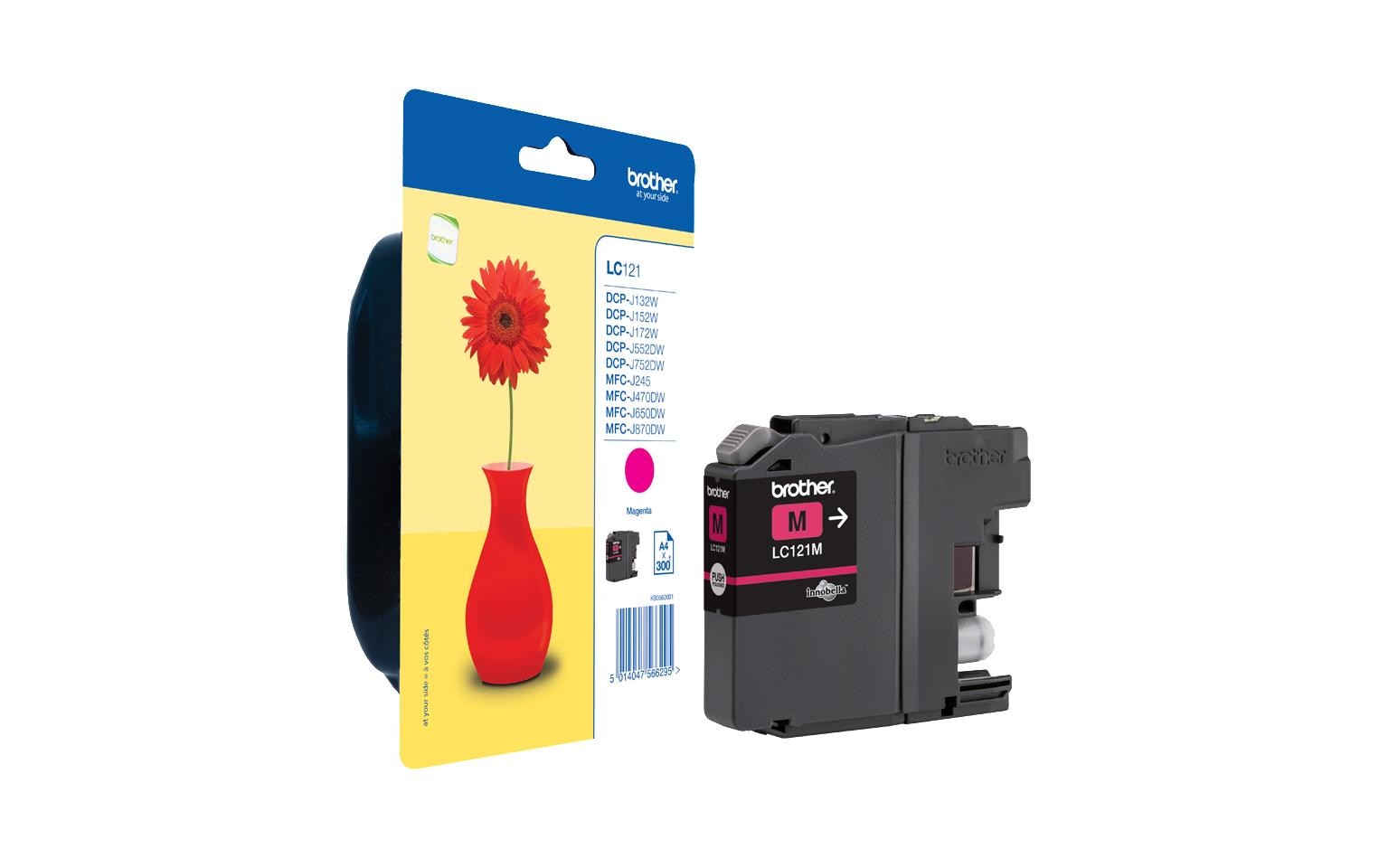Tinte Brother LC-121M, magenta 300 Seiten