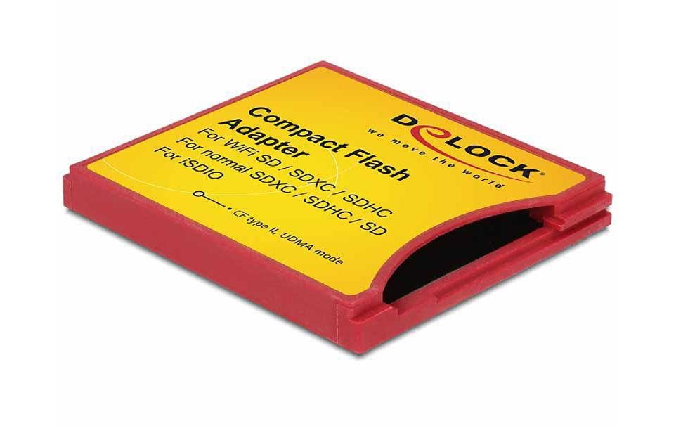 Delock 62542 CF II Adapter für zu Wifi SD, SDHC,SDXC