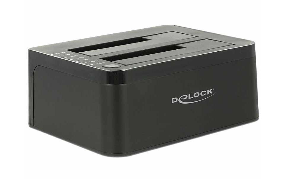 Delock 62661 Dual Dockingstation SATA HDD USB 3.0 mit Clone Funktion