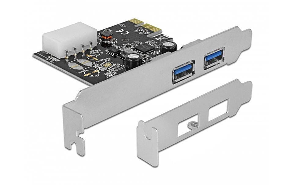 Delock 89243 PCI Express Karte 2 x USB 3.0 Chipsatz: Renesas, inkl. LowProfile Bügel