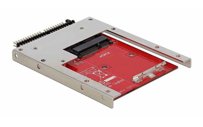 Delock Konverter IDE 44 Pin zu mSATA mit 2.5" Rahmen (7 mm)