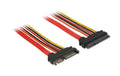 Kabel Serial ATA und Power, intern 50cm Verlängerung, 3,3, 5 und 12 Volt