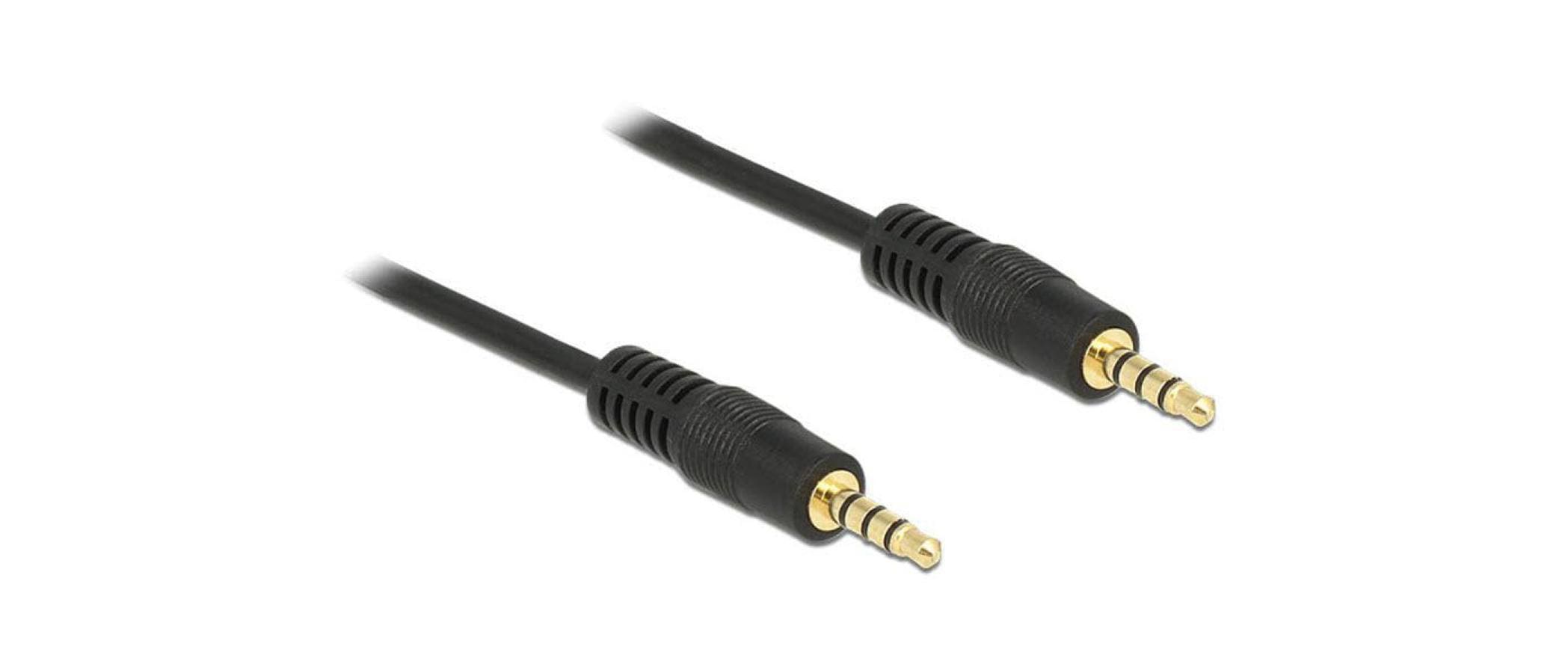 3.5mm Audio Klinkenkabell 4-Pol 5m, 3.5mm Stecker auf 3.5mm Stecker