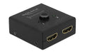 Delock 2 Port HDMI Switch&Verteiler Compact Manuel, 3840x2160@60Hz, passiv