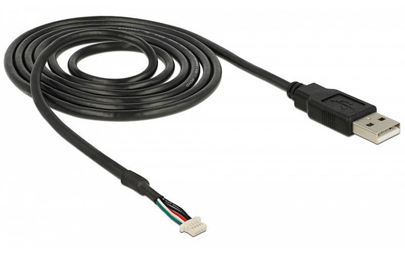 Delock Anschlusskabel USB 2.0 A Stecker 5 pin Kamera Stecker V5 1,5 m
