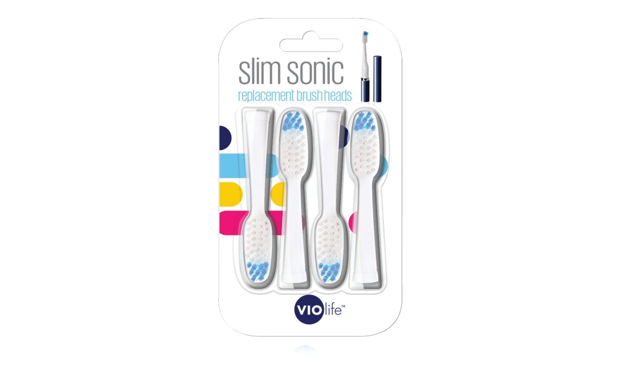 Slim Sonic Ersatzbürsten 4er Pack 4er Pack