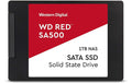 WD Red SA500 NAS 1TB 2.5" SATA 6GB/s, 560MB/s (l), 530MB/s (s), 7mm