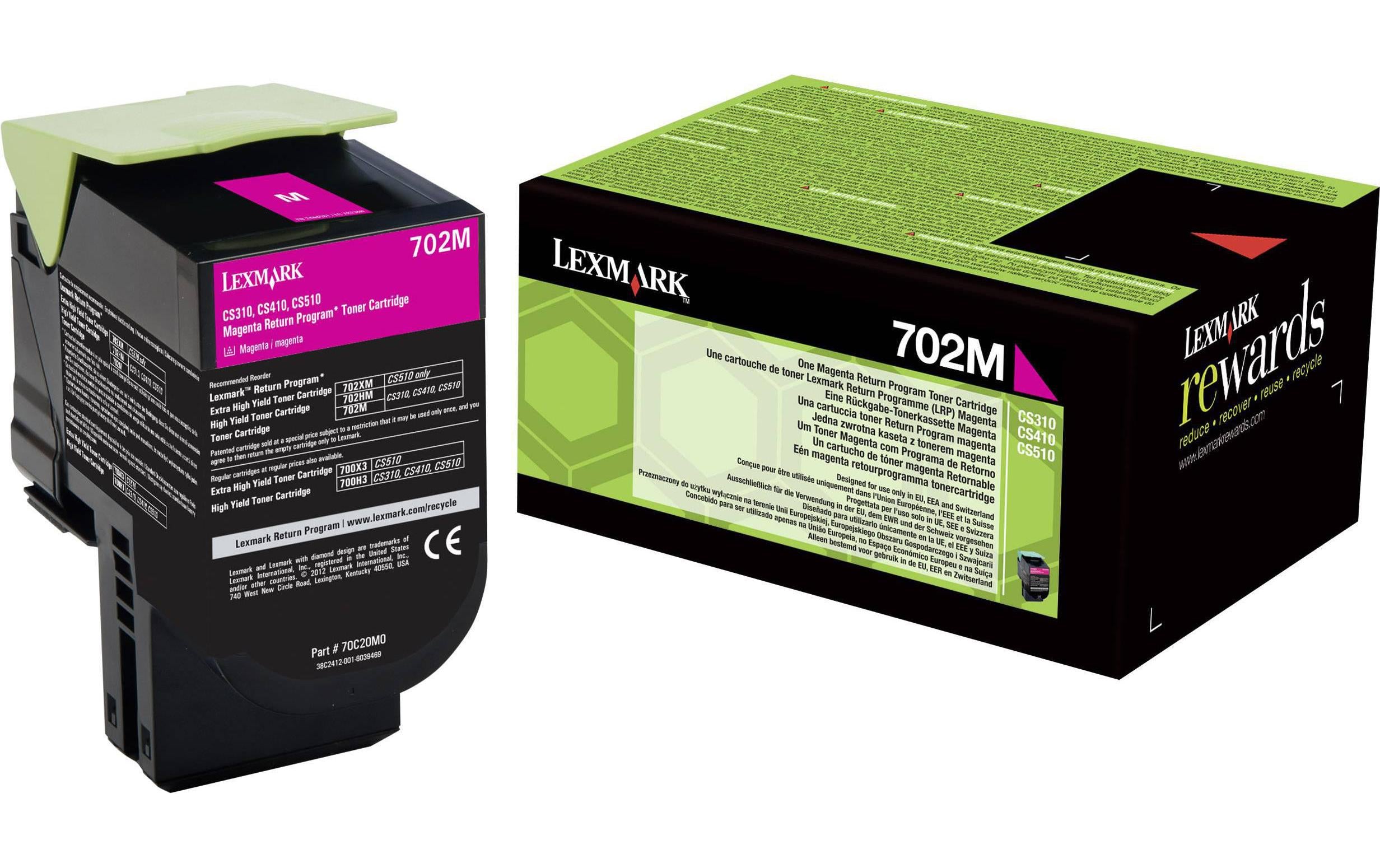 Toner Lexmark 70C20M0 magenta, 1000 Seiten Lexmark CS310dn, CS310n,