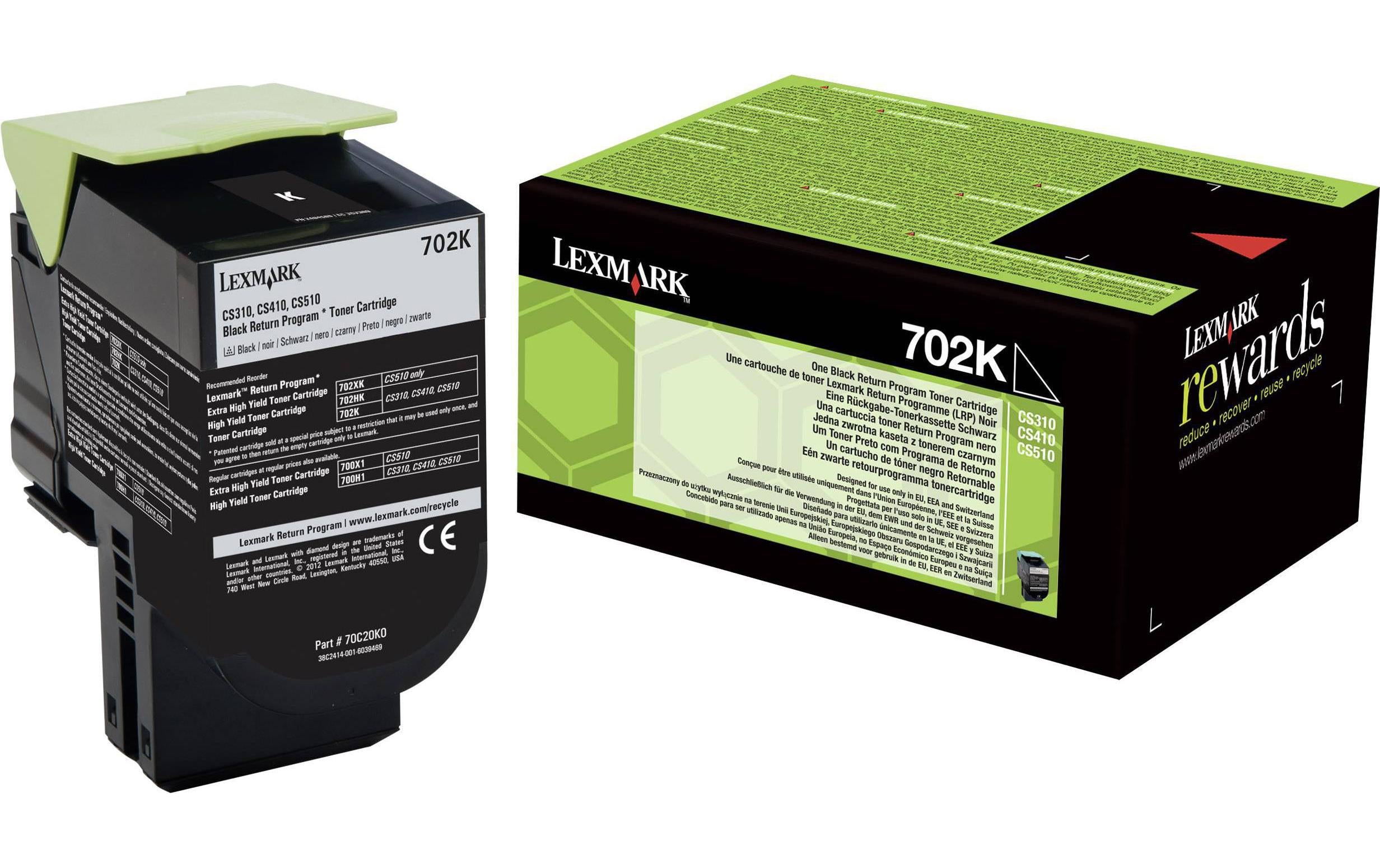 Toner Lexmark 70C20K0 black, 1000 Seiten Lexmark CS310dn, CS310n,