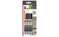 Marabu Acrylstifte Deco Painter 5 Stifte Basic, 1 - 2 mm Spitze