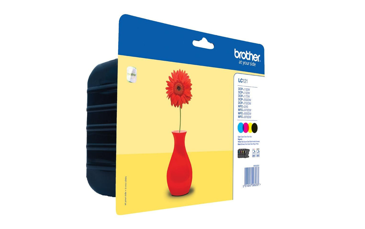 Tinte Brother LC-121VALBP LC121BK, LC121C, LC121M, LC121Y
