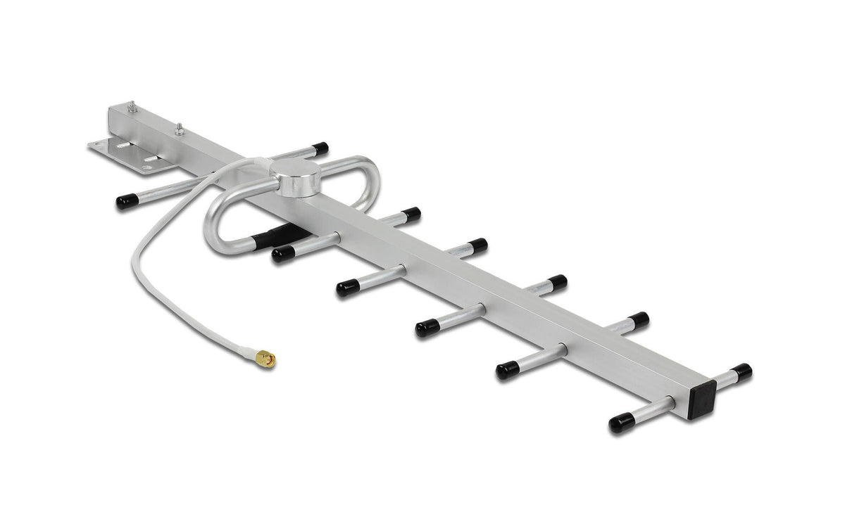 Delock LPWAN Yagi Antenne, 806-896Mhz,10dBi Wand- und Mastmontage, outdoor, 0.58m