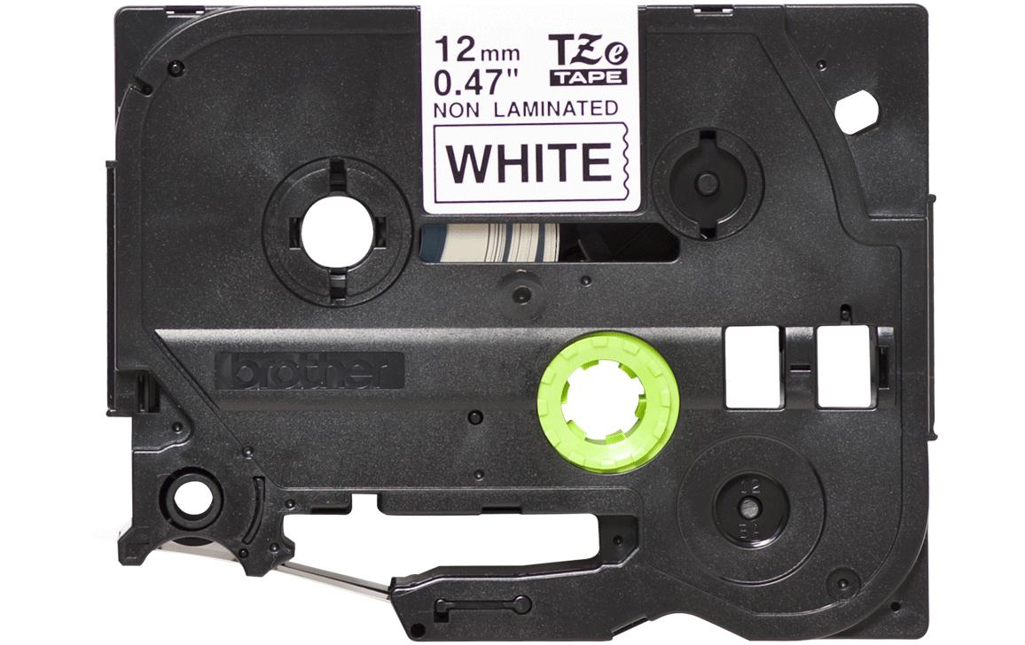 Brother P-touch Schriftband TZE-N231 nicht laminiert,schwarz auf weiss, 12mm, 8m