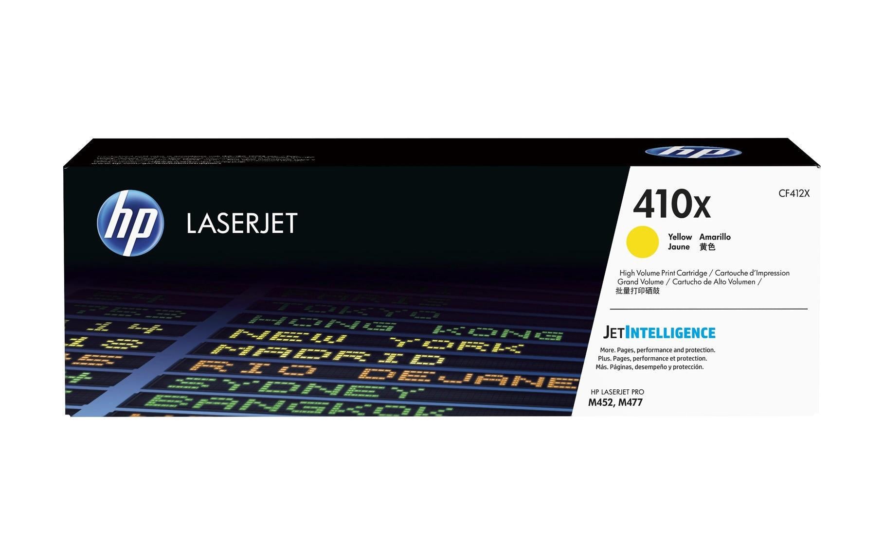HP Toner 410X - Yellow (CF412X) Seitenkapazität ~ 5'000 Seiten