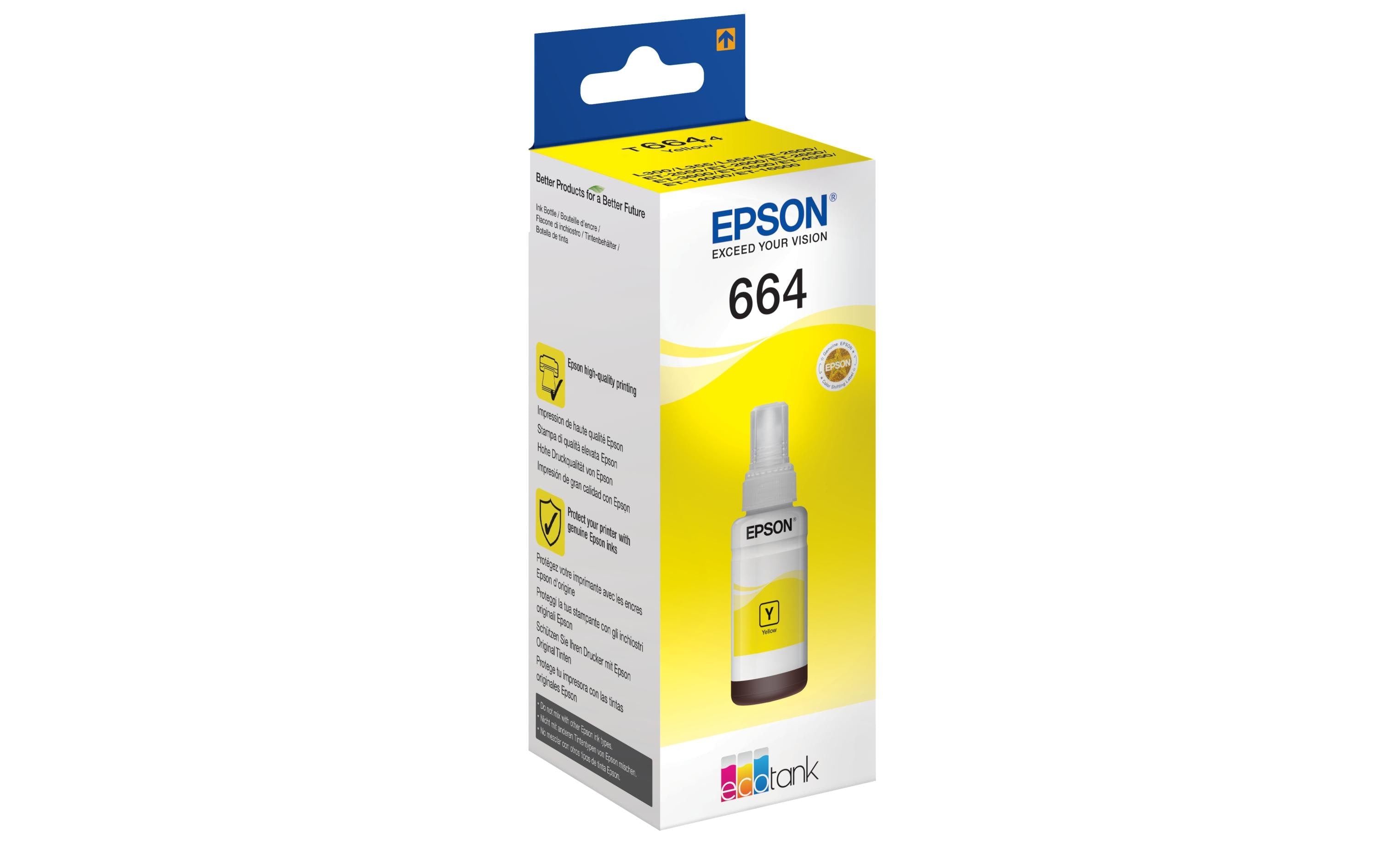 Tinte Epson C13T664440 yellow, 70ml zu Ecotank L355/L555