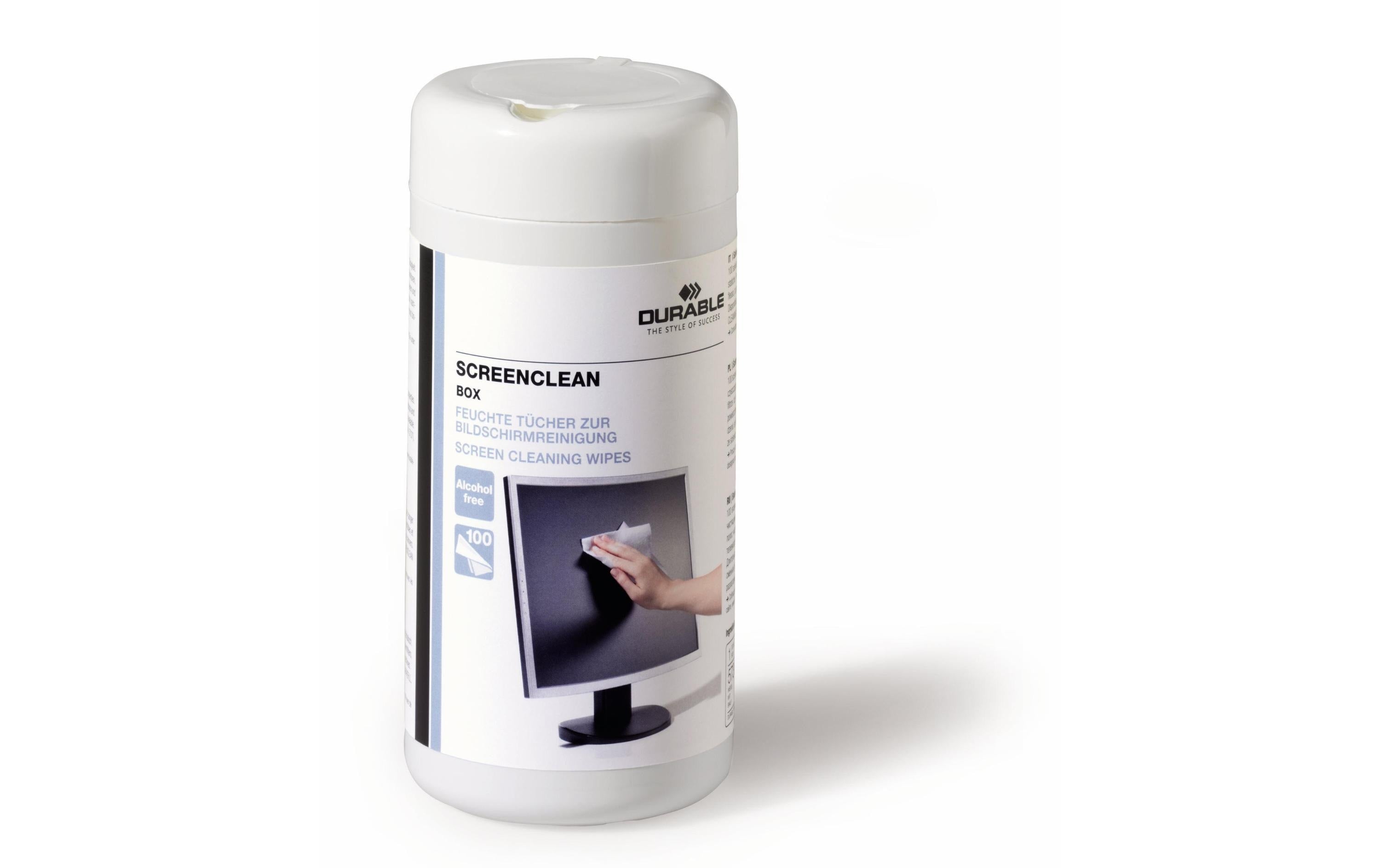 Durable Screenclean Box 100 Feuchttücher