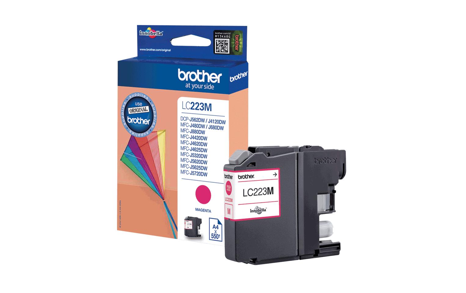 Tinte Brother LC-223M, magenta 550 Seiten