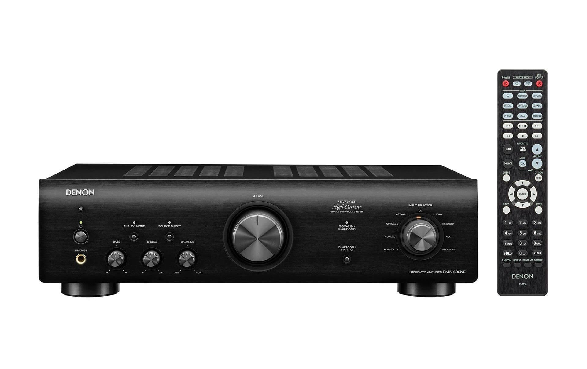 Denon PMA-600NE, Stereo-Verstärker 2 x 70 Watt, schwarz