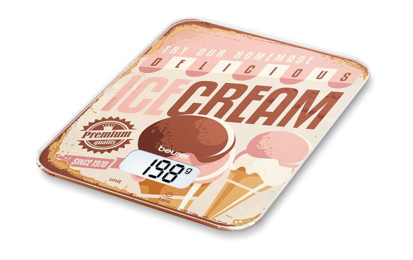 Beurer Küchenwaage KS19 Icecream moderne Sensortastenbedienung