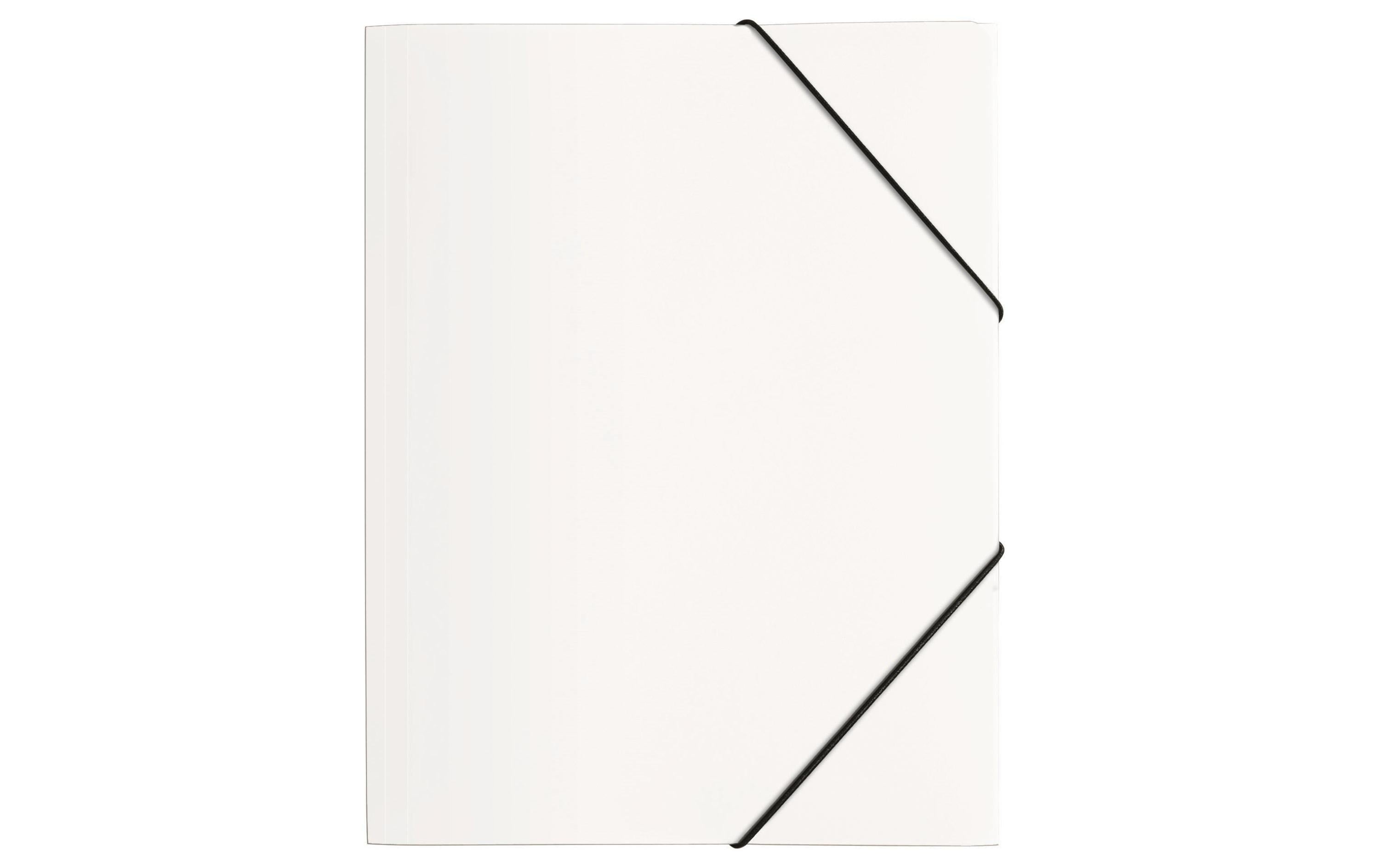 Pagna Gummizugmappe A4, PP weiss